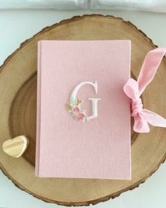 Caderno Pequeno Rose Monograma - comprar online