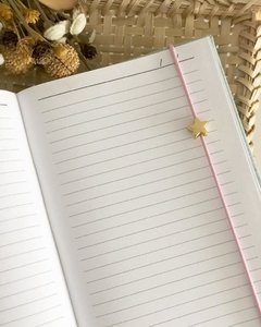 Caderno Pequeno Monograma Floral Menta - comprar online