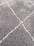 Tapete Slim Fio Semi-Brilho | Fundo Prata, detalhes Branco | 20 mm | 1,5 x 2,0 m - Tapetes São José