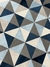 Tapete Triângulos | Azul Marinho, Azul Celeste, Cinza e Grafite | 1,80 x 2,10 m - comprar online