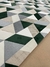 Imagem do Tapete Mosaico | Verde, Natural, Creme e Cinza R.