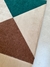 Tapete Triângulos | Bege Gold, Creme, Verde Atenas, Terracota e Chocolate Atenas - Tapetes São José