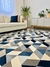 Tapete Mosaico | Azul Marinho, Taupe, Granito e Off-White - comprar online