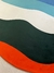 Tapete Wave | REDONDO| Laranja, Verde, Off-White, Tiffany, Azul Petróleo e Azul Marinho na internet