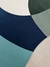 Tapete Íris | Bordas Orgânicas | Off-White, Tiffany, Verde Claro, Azul Marinho Acetinado, Grafite e Cinza R.