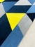 Tapete Mosaico | Azul Marinho, Azul Petróleo, Granito e Amarelo na internet