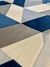 Tapete Mosaico | Azul Marinho, Taupe, Granito e Off-White - Tapetes São José