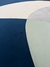 Imagem do Tapete Íris | Bordas Orgânicas | Azul Marinho, Verde, Verde Claro, Granito e Off-White