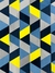 Tapete Mosaico | Azul Marinho, Azul Petróleo, Granito e Amarelo - comprar online