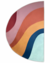 Tapete Rainbow | Semi-Oval | Veludo Gold nas cores Vinho, Uva, Cobre, Terracota, Azul Marinho e Verde Claro