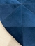 Tapete Triângulos | REDONDO | Azul Marinho - comprar online