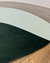 Tapete Kurve® | Bordas Orgânicas | Verde, Verde Claro, Granito, Taupe, Bege Gold e Off-White - Tapetes São José