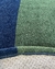 Imagem do Tapete Kurve® | Nylon | Bordas Orgânicas | Cinza Claro, Azul Marinho, Verde e Terracota Econyl