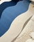 Tapete Wave | Off-White, Azul Petróleo, Azul Marinho, Bege Gold e Terracota