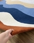Imagem do Tapete Wave | Nylon | Terracota, Cinza Claro, Trigo, Azul Petróleo, Azul Marinho e Off-White Econyl | 3,00 m x 3,60 m