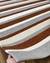 Tapete de Faixas | Bouclé Grécia Cinza, Terracota, Bege, Off-White e Natural | 2,00 m x 2,50 m - Tapetes São José
