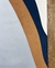 Imagem do Tapete Rio-Açu | Bordas Orgânicas | Veludo Off-White, Terracota, Azul Marinho e Granito