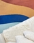 Tapete Rainbow | Semi-Oval | Veludo Gold nas cores Vinho, Uva, Cobre, Terracota, Azul Marinho e Verde Claro - comprar online