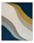 Tapete Rainbow | Azul Marinho, Verde Claro, Taupe, Off-White, Bege Gold e Ouro