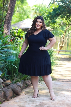 Imagem do Vestido Laura Manga Curta Plus Size