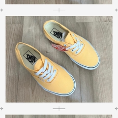 VANS AUTHENTIC AMARELO na internet