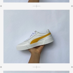 PUMA CARINA BRANCO E AMARELO - SEM TROCA na internet