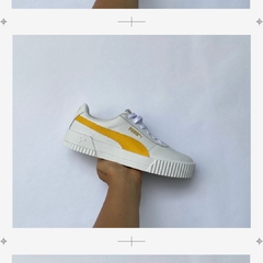 PUMA CARINA BRANCO E AMARELO - SEM TROCA