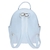 Mochila De Charol Barbie Con Bolsillo Frontal Color Blanco - GLOW STORE