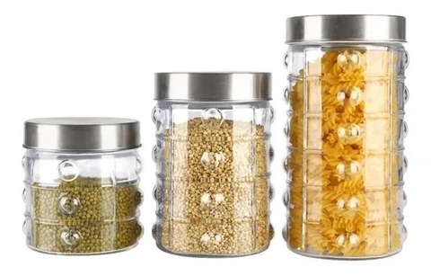 Frasco PUNTOS tapa acero chico