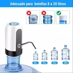 Dispenser De Agua Automatico Bomba Recargable Bidones Usb en internet