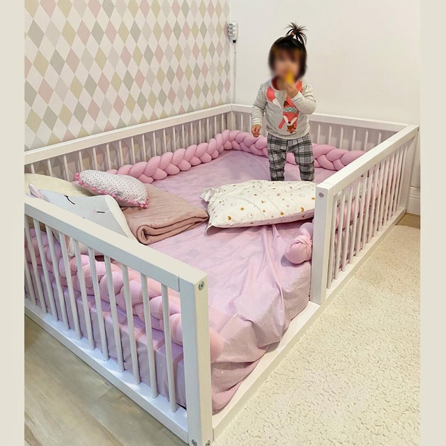 Cama Infantil Baixa Palito Solteiro