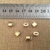 Capuchones de Metal Dorado Oval 4x7mm CAP15 (6 unidades)