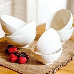 Bowl de Porcelana Pearl Branco