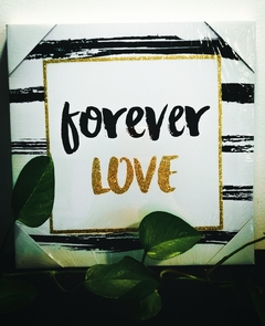 Quadro em Canvas Forever Love - comprar online