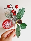 Enfeite Galho Decorativo de Natal Pick Candy