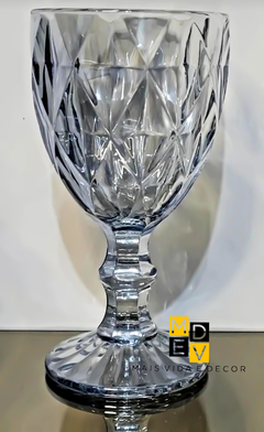 Taça Diamond Azul Luster Metalizada 300ml - comprar online
