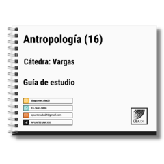 Antropología (16) Cat: Vargas - Guía de estudio