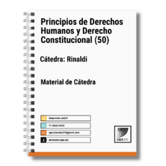 Principios de Derechos Humanos y Derecho Constitucional-Material de Cátedra (Anillado)