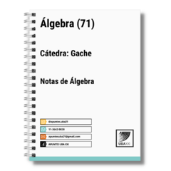 Algebra (71) Cat: Gache - Notas de Álgebra (Anillado)