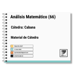 Análisis Matemático A (66) - Material de cátedra