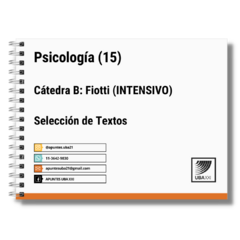 Psicologia (15) Cat B: Fiotti - Selección de textos