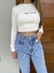 CROPPED STAY CLASSY LERRUX OFF MANGA LONGA - Novo Estilo Store