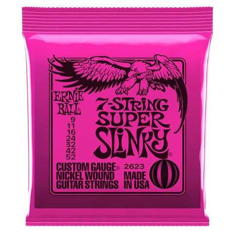 Ernie Ball Super Slinky 9-52 - 7 Cuerdas