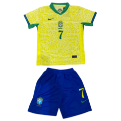Kit Brasil titular 2024 #7 Vini Jr - Infantil