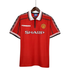 Camiseta Manchester United 1998-2000 #7 Beckham - adulto