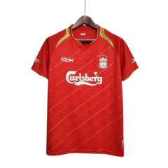 Camiseta Liverpool Titular 2005/06 #8 Gerrard - adulto