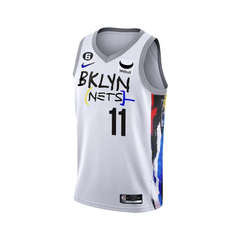 Musculosa Brooklyn Nets City Editions White #11 Irving - Adulto - comprar online