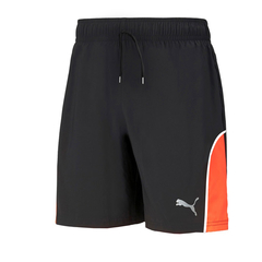 Short Deportivo Puma C/ Negro/Naranja - Adulto