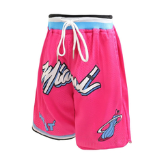 Short Básquet Vintage Miami Heat C/ Bolsillo - Adulto