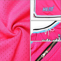 Short Básquet Vintage Miami Heat C/ Bolsillo - Adulto - comprar online